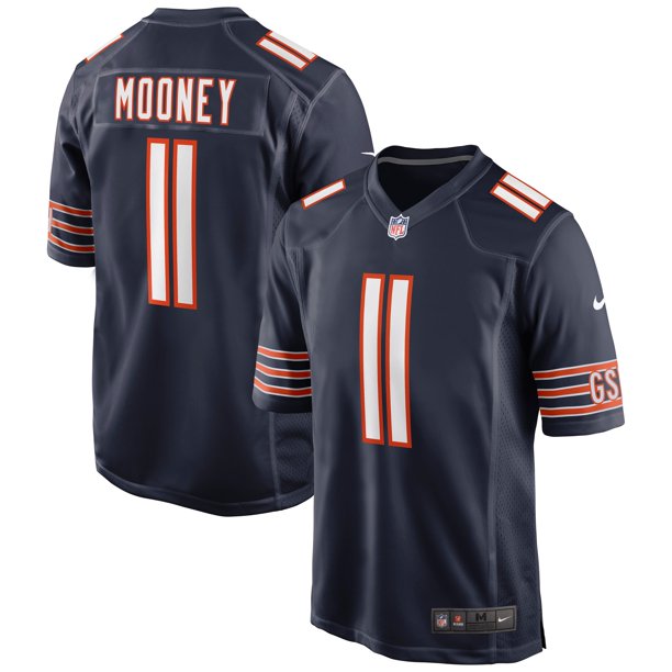 Cheap Men Chicago Bears 11 Darnell Mooney Blue orange Nike Vapor Untouchable Limited 2021 NFL Jersey